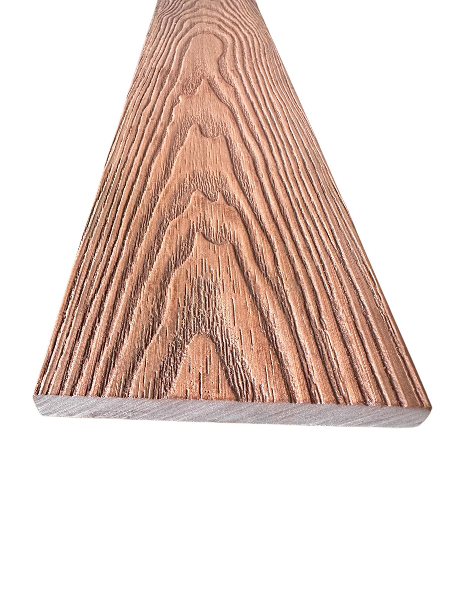 WPC plotovka - 3D embosovaný povrch, šířka 95mm, Teak