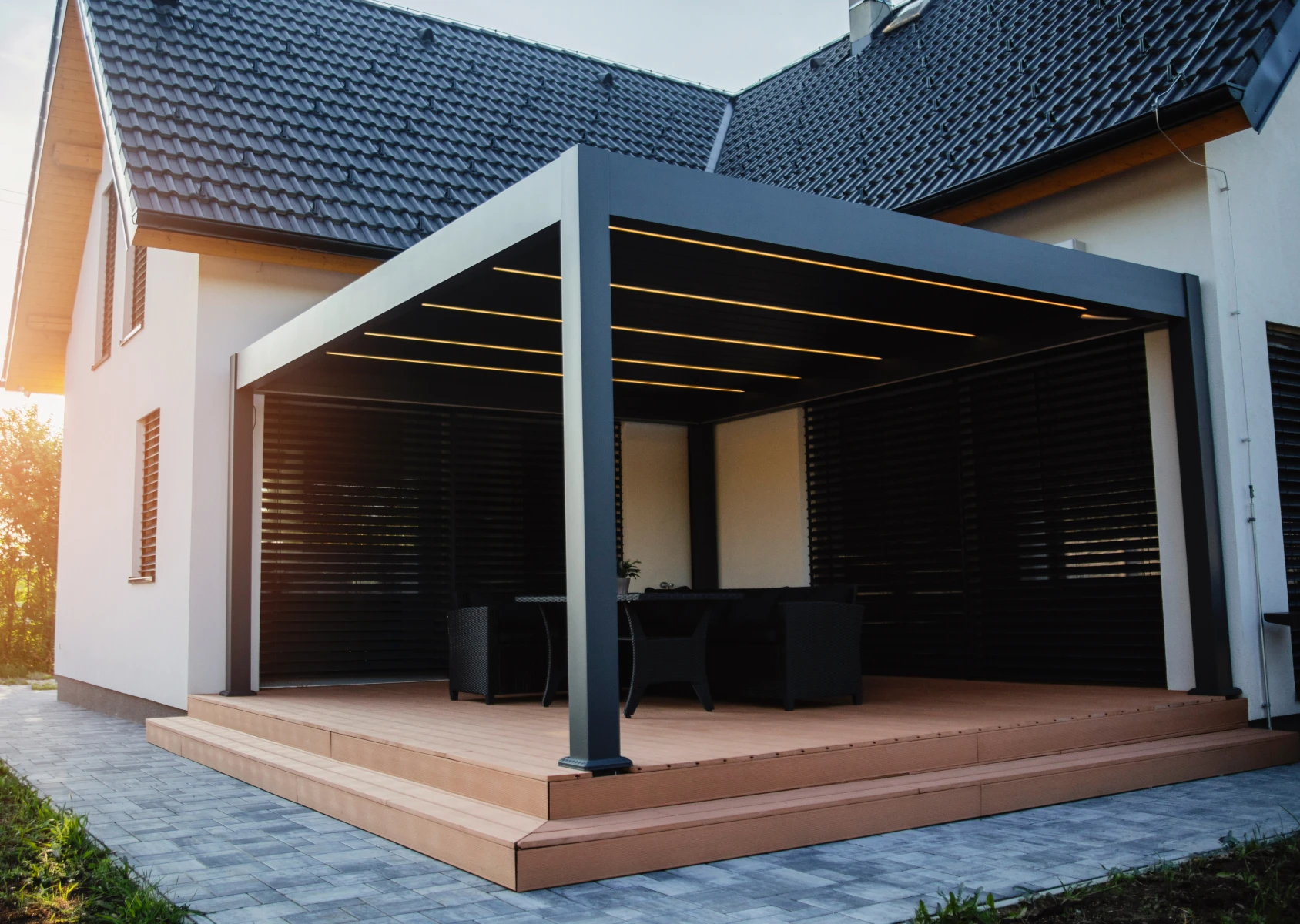 Bioklimatická pergola 6x4m / Premium