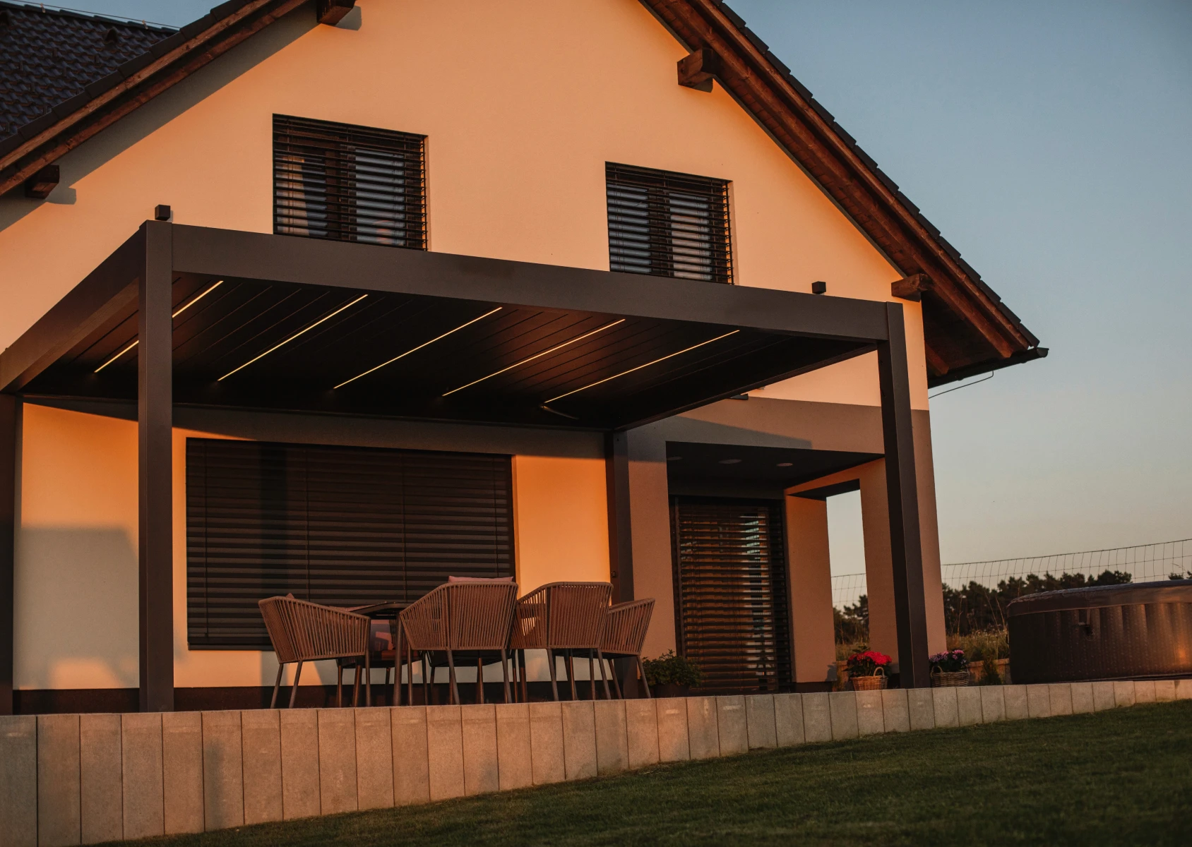 Bioklimatická pergola 6x4m / Premium