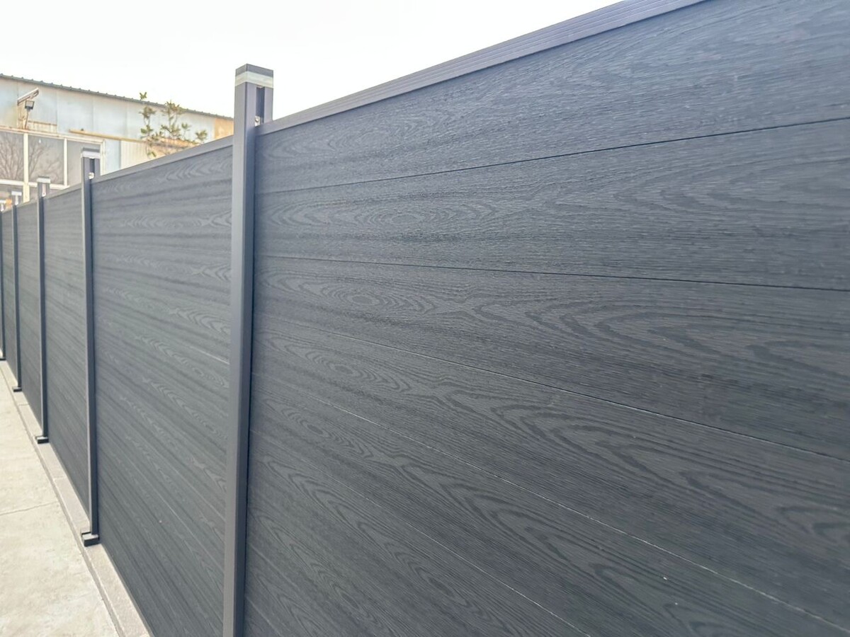 Kompletní WPC plotové pole 185x185cm - grey