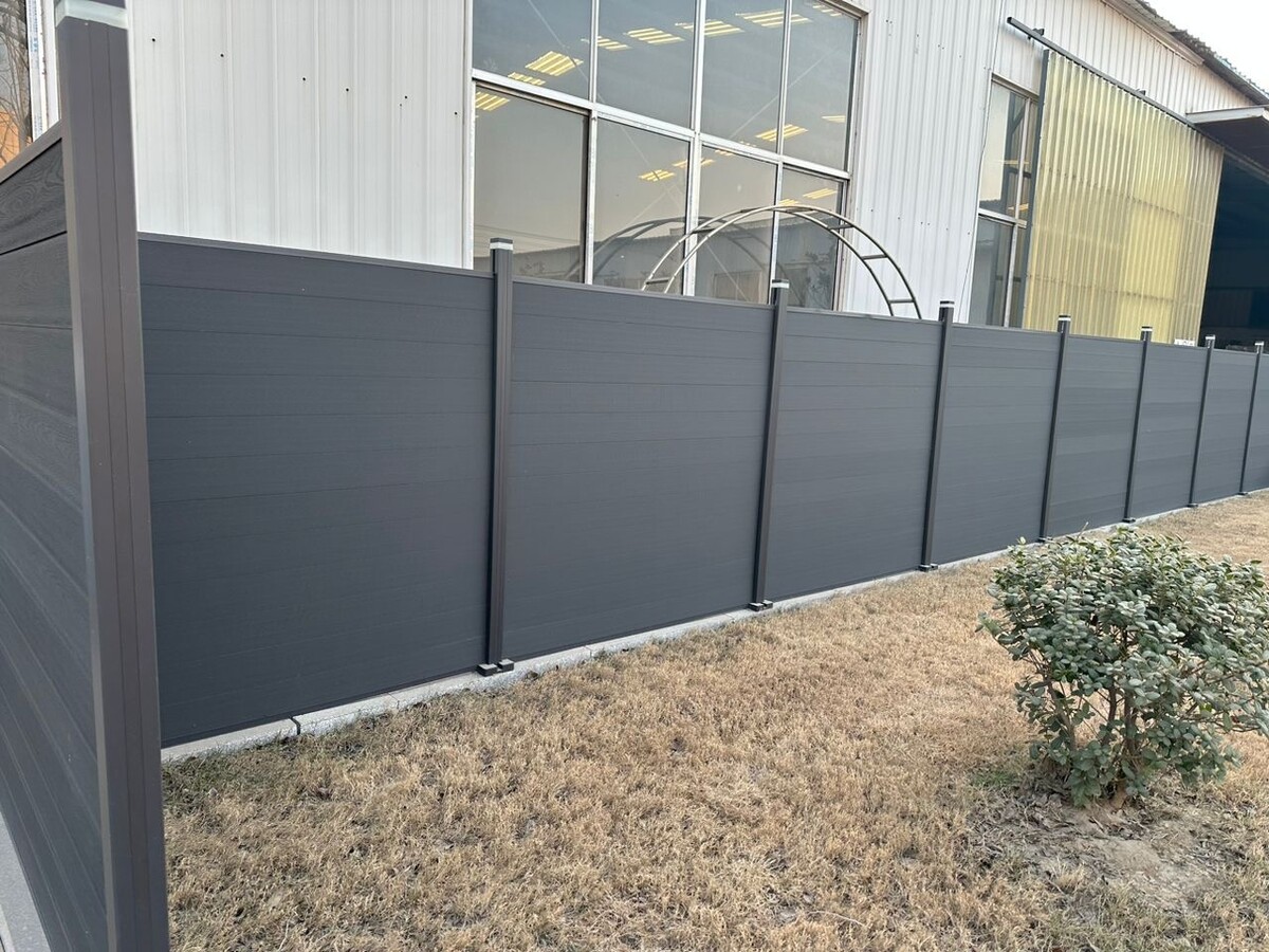 Kompletní WPC plotové pole 185x185cm - grey