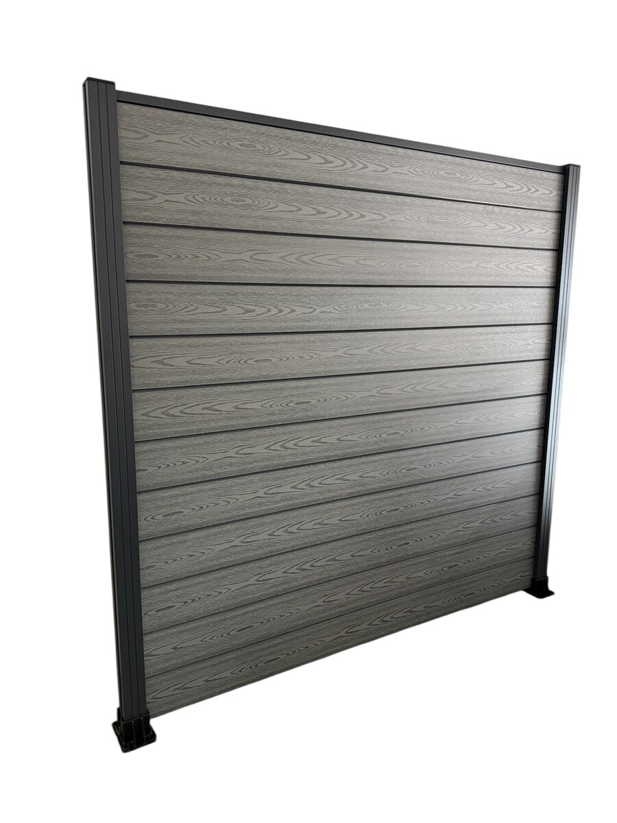 Kompletní WPC plotové pole 185x185cm - light grey