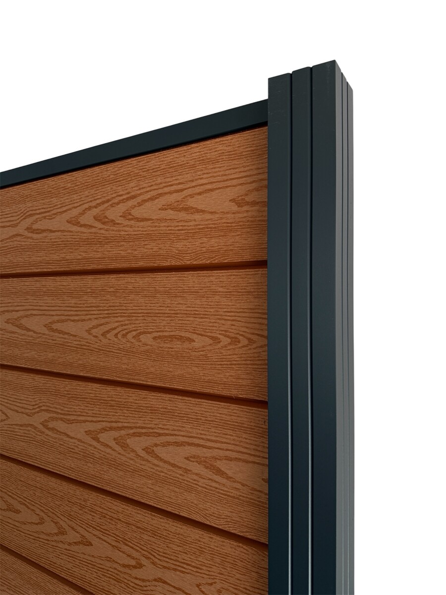 WPC plotové pole 185x185cm - teak